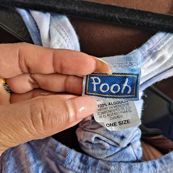 Vintage Winnie the Pooh Tie Dye Twist Back Tank Top - Picture 7 of 8